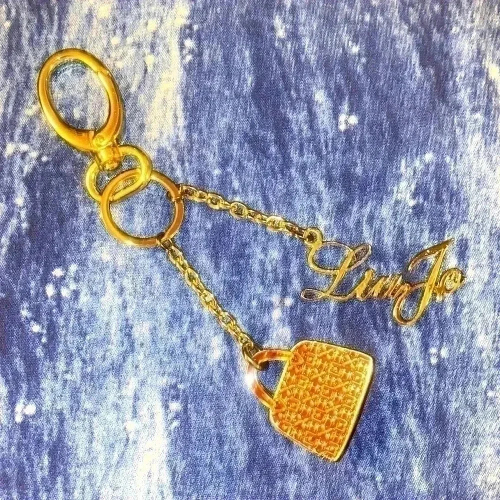 LIU JO Italian charming keychain with logo, Vintage from 1999
